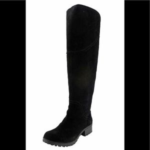 Lucky Brand Harleen OTK Boots in black